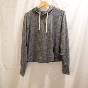 Vuori Women’s Halo Heather Grey Hoodie (Large) Loungewear Pullover Activewear